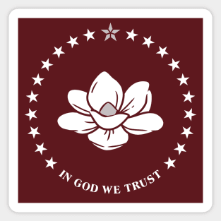 New Starkville Mississippi State Flag // Magnolia Stage Flag MS Sticker